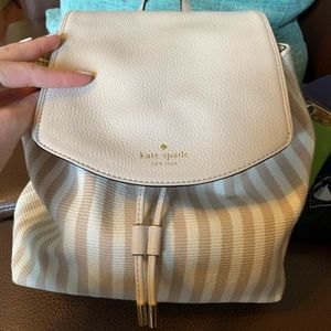 Kate Spade Striped Backpack